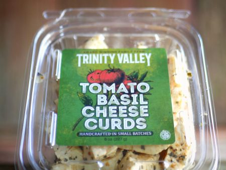 Trinity Valley Handcrafted Artisan Tomato & Basil Cheese Curd on Sale