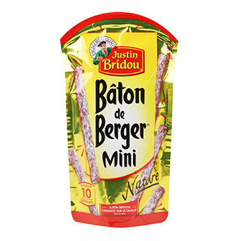 JUSTIN BRIDOU STICKS BERGER MINI PEPPERS MILD 80G Sale