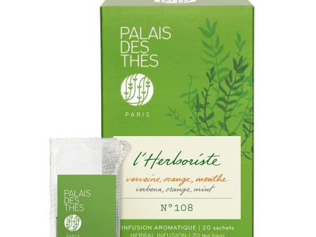 PDT 100 TEA BAGS HERB ORANGE MINT BIO Online Hot Sale