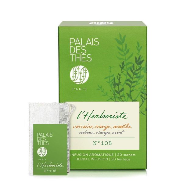 PDT 100 TEA BAGS HERB ORANGE MINT BIO Online Hot Sale