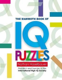 Nathan Hasselbauer: The Mammoth Book of New IQ Puzzles [2010] paperback Hot on Sale